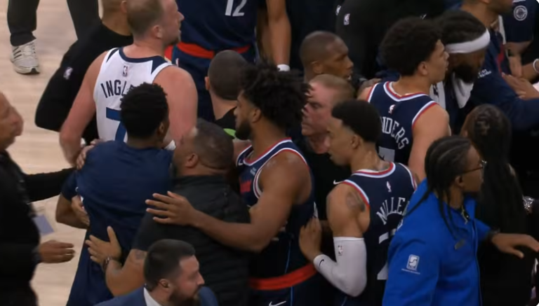 Clippers defeat Timberwolves behind Kawhi’s 45 as fight erupts over game ball