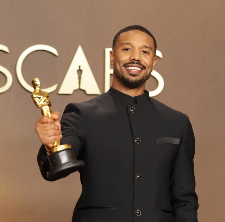 Michael B. Jordan wins his first Oscar for best actor for Sinners