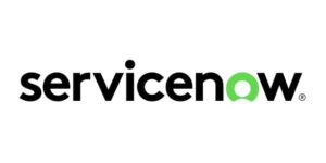 ServiceNow logo on white background