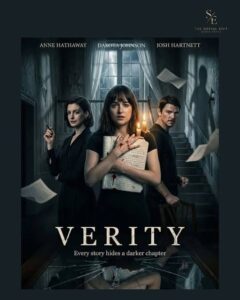 Dakota Johnson in the Verity film trailer as Lowen Ashleigh, exploring the Crawford estate in Amazon MGM's psychological thriller.