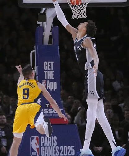 Victor Wembanyama block featured in NBA top 10 plays April 28 2026 playoff highlights