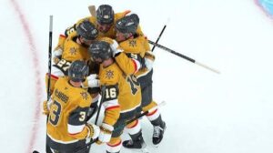 Vegas Golden Knights, Utah Mammoth, NHL playoffs 2026, Pavel Dorofeyev, Brett Howden, Stanley Cup playoffs, Golden Knights double overtime, Jack Eichel, Carter Hart, NHL first round