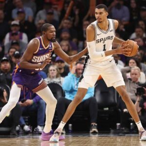 Wembanyama dominates with historic block party in playoffs
