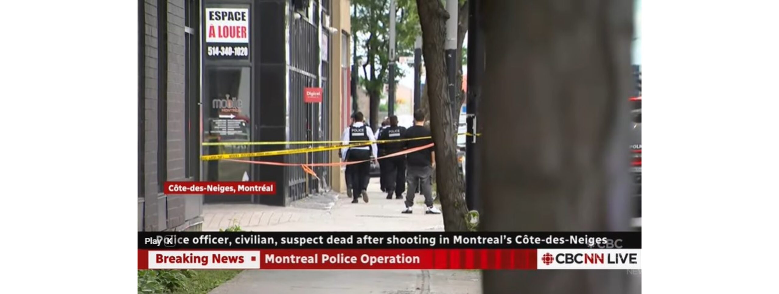 Officer Killed in Montreal Shooting, First in 24 Years