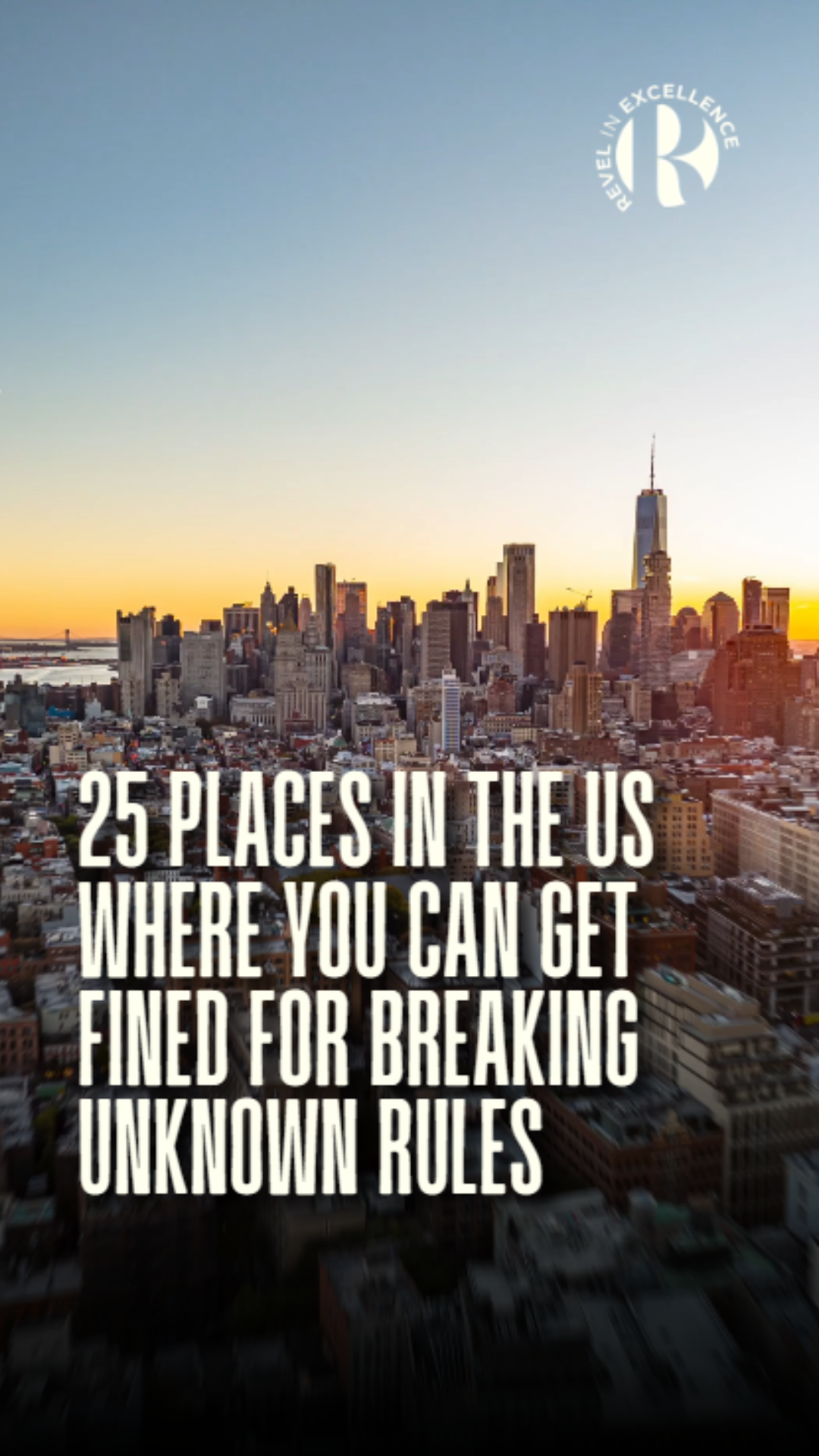 25 Places in the US Where You Can Get Fined for Breaking Unknown Rules
