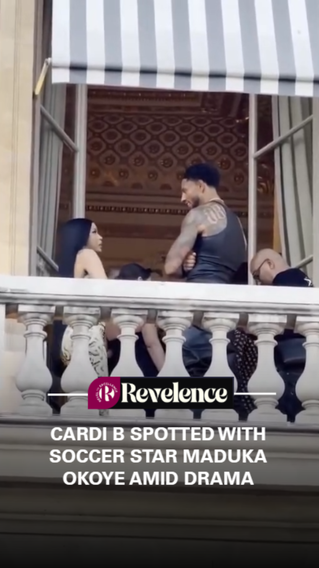 Cardi B Spotted With Soccer Star Maduka Okoye Amid Drama