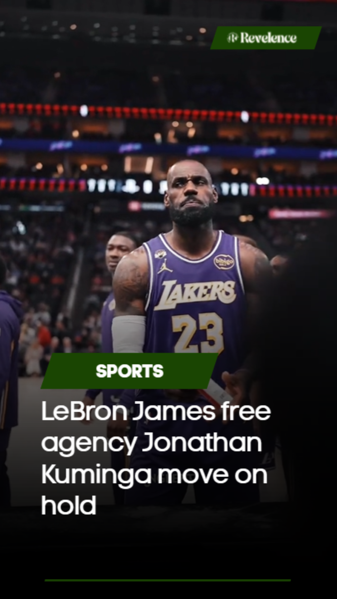 LeBron James free agency Jonathan Kuminga move on hold