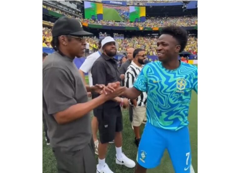 Jay-Z, Travis Scott, DJ Khaled witness World Cup upset