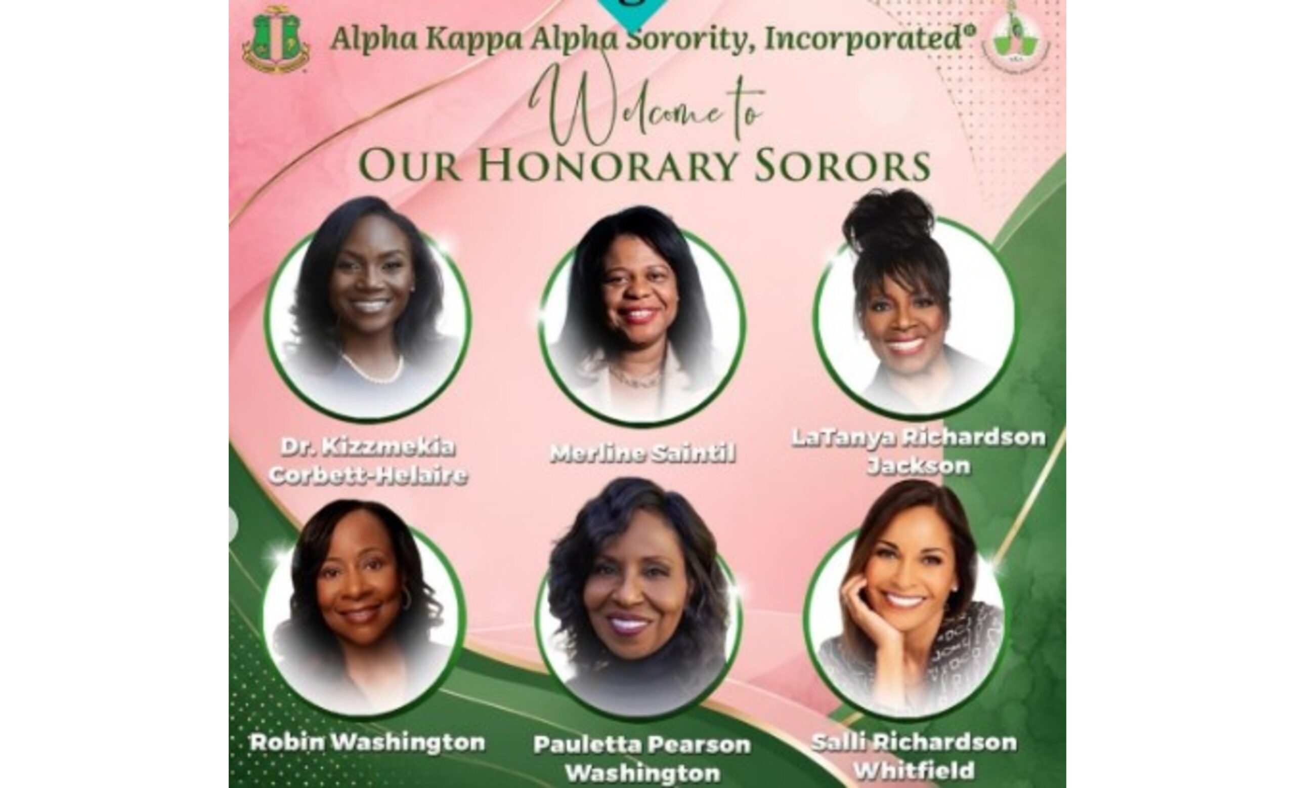 Alpha Kappa Alpha Welcomes 6 Trailblazing Honorary Members