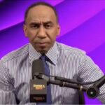 Stephen A. Smith reacts after Ryan Clark firing at ESPN