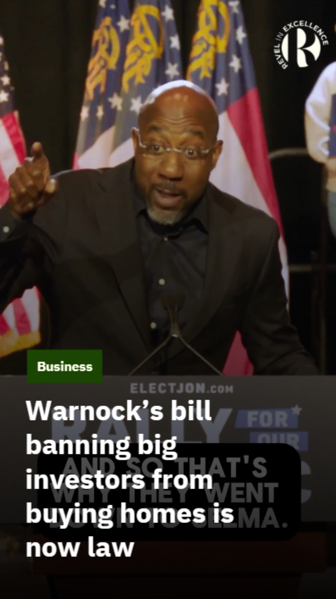 Warnock’s bill banning big investors from buying homes is now law