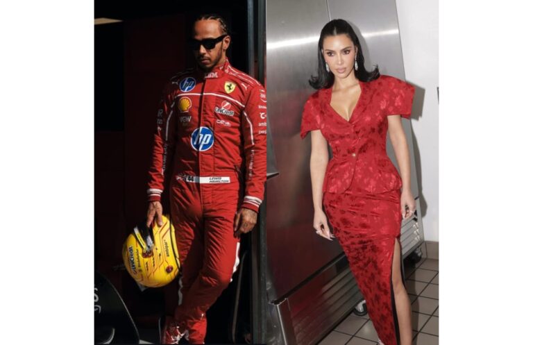 Lewis Hamilton Credits Kim Kardashian for His Happiness