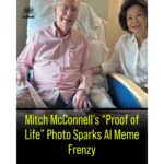 Mitch McConnell newspaper photo goes viral over AI gibberish text