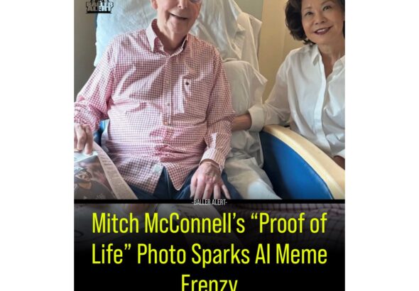 Mitch McConnell newspaper photo goes viral over AI gibberish text