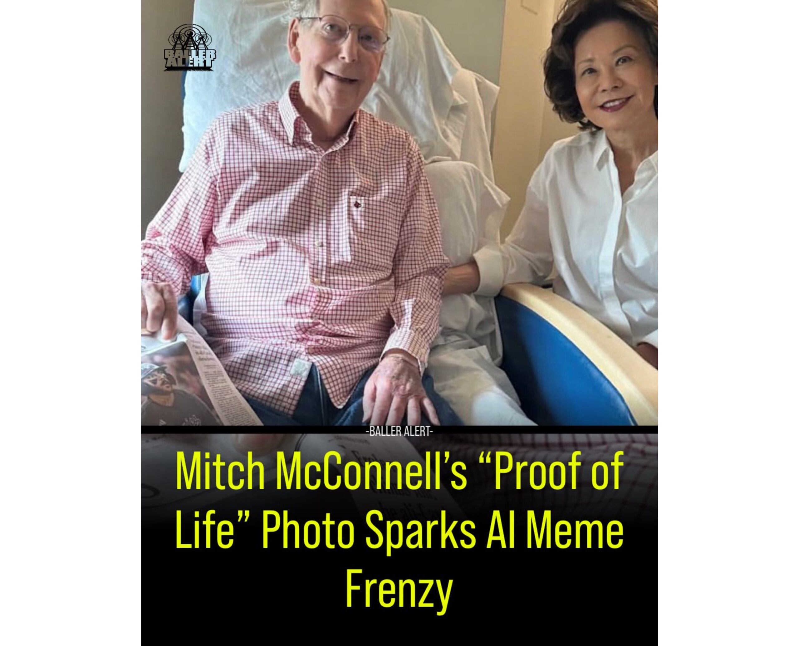 Mitch McConnell newspaper photo goes viral over AI gibberish text