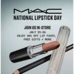 National Lipstick Day celebrates beauty with MAC’s July 25–26