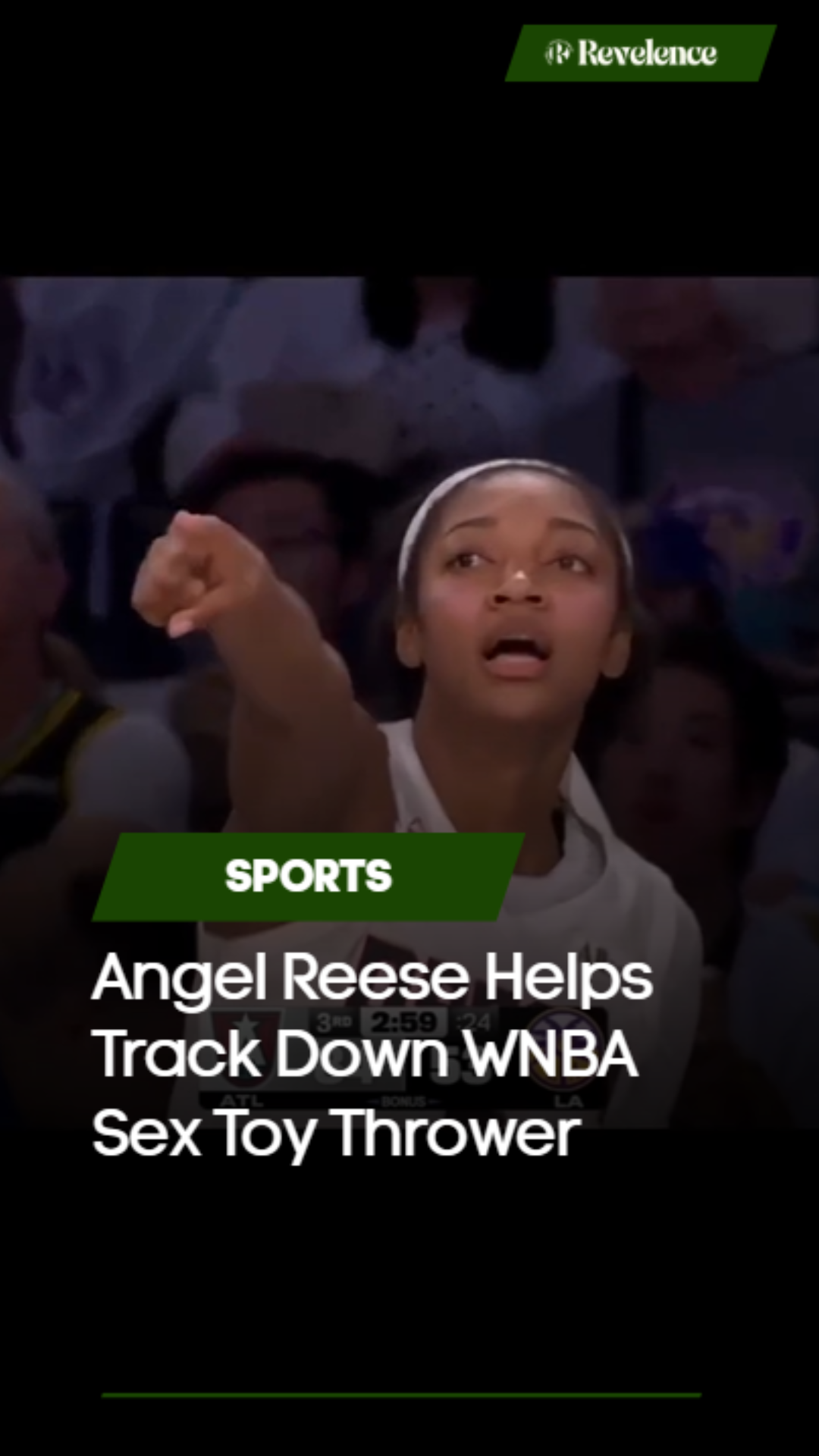 Angel Reese Helps Track Down WNBA Sex Toy Thrower