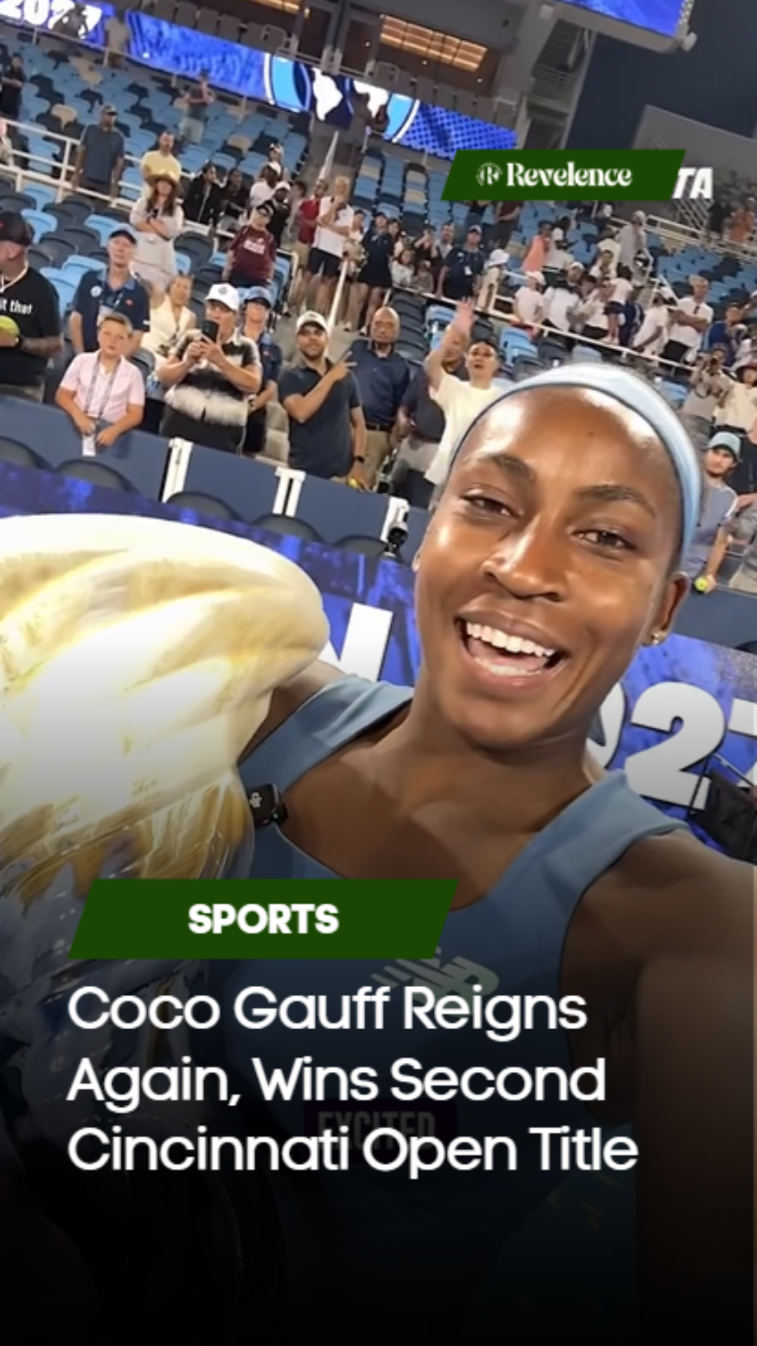 Coco Gauff Reigns Again, Wins Second Cincinnati Open Title