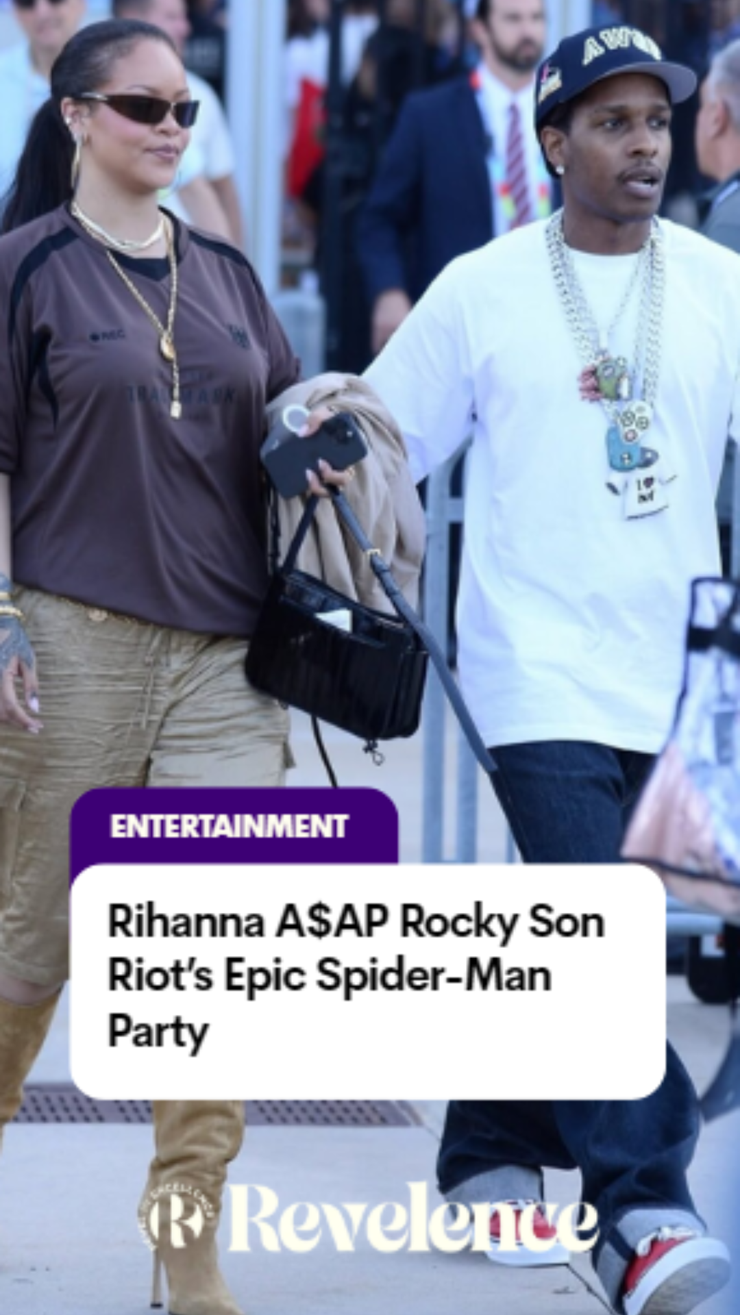 Rihanna A$AP Rocky Son Riot’s Epic Spider-Man Party
