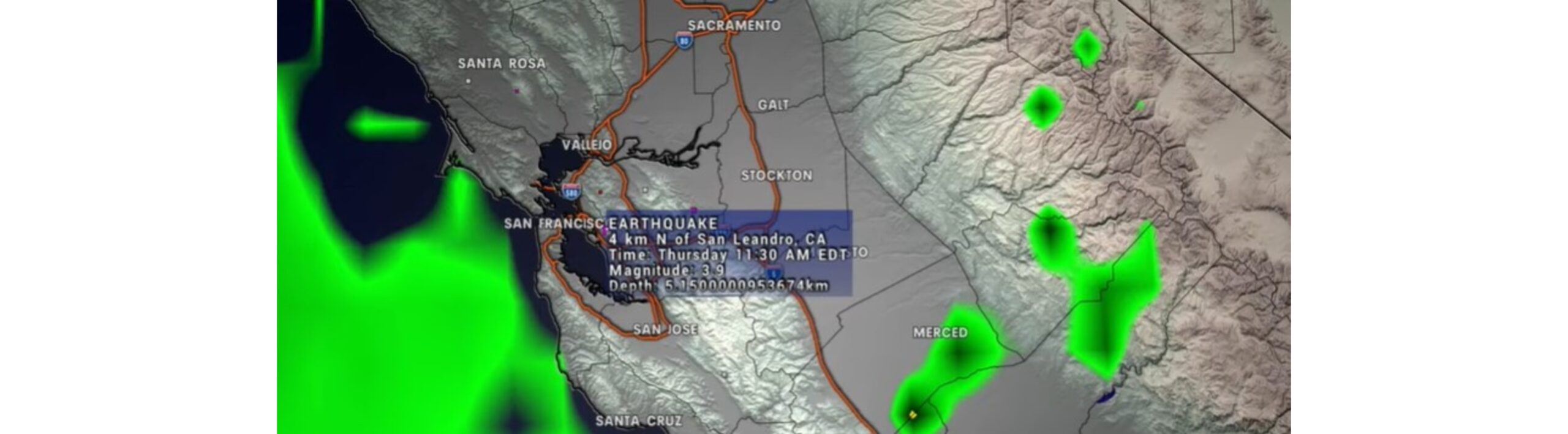 3.8-Magnitude Earthquake Shakes San Francisco Bay Area