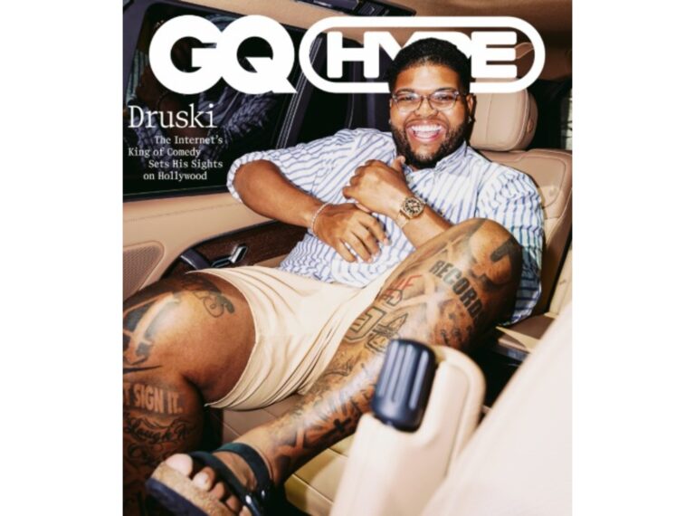 Druski Turns Heads With His GQ Style and Bold Look