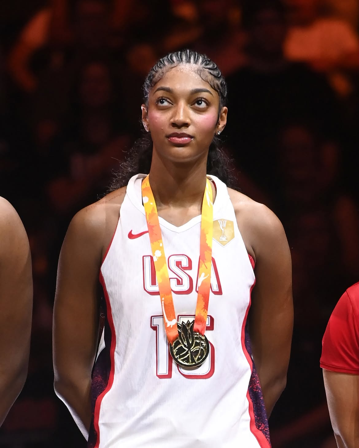 Angel Reese Celebrates Gold Medal Win in Barbie Style