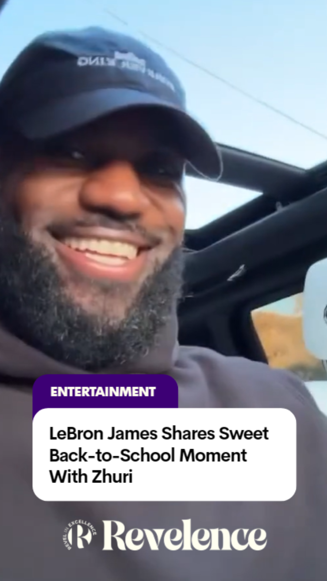 LeBron James Shares Sweet Back-to-School Moment With Zhuri