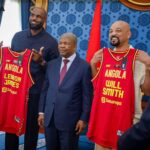 LeBron James and Will Smith Meet Angola's President