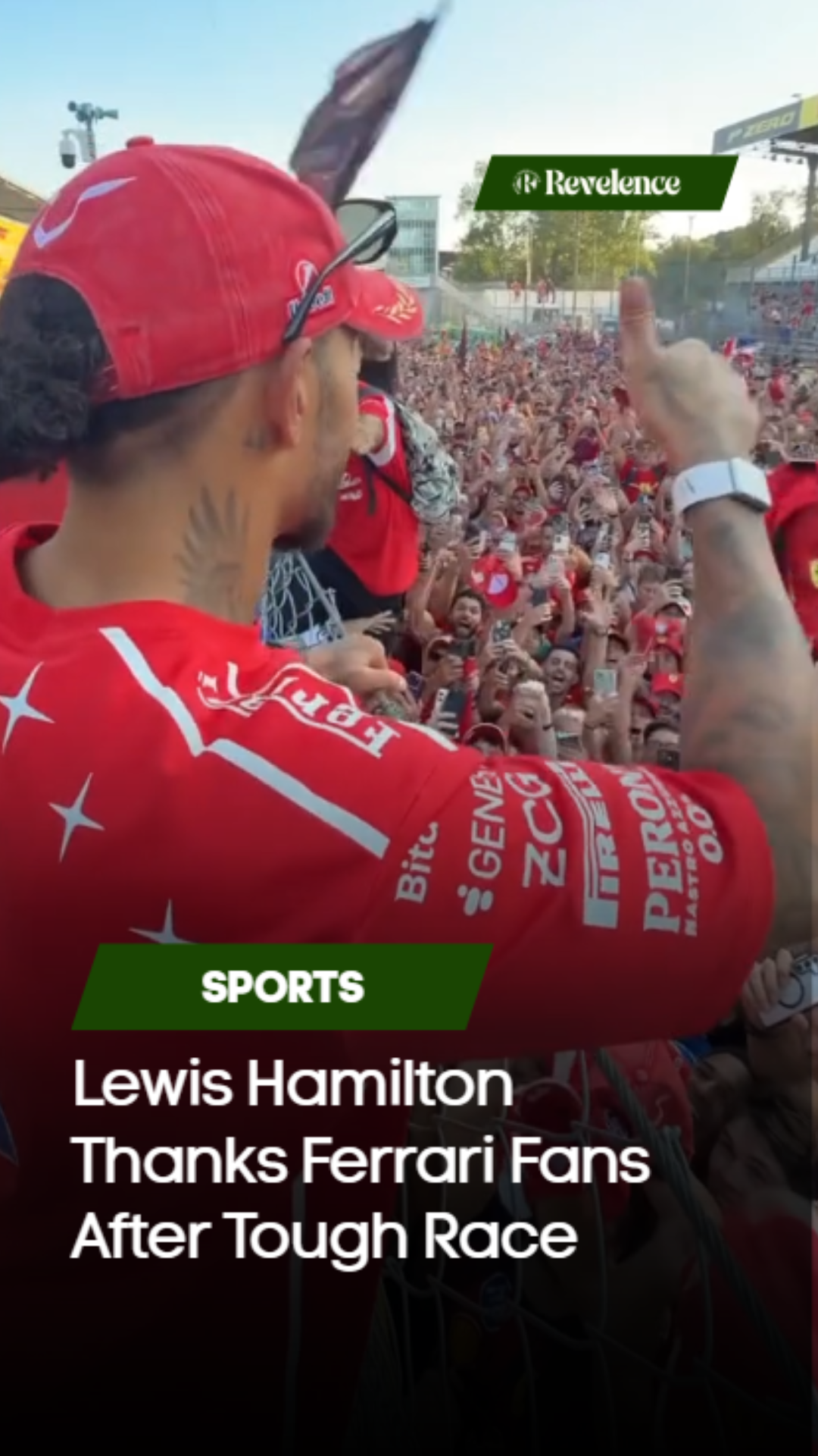 Lewis Hamilton Thanks Ferrari Fans After Tough Race