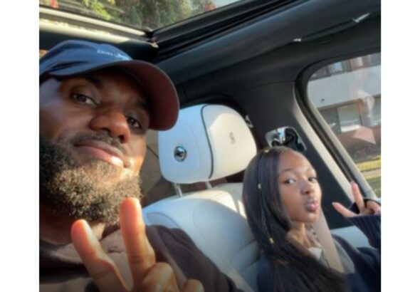 LeBron James Shares Sweet Back-to-School Moment With Zhuri