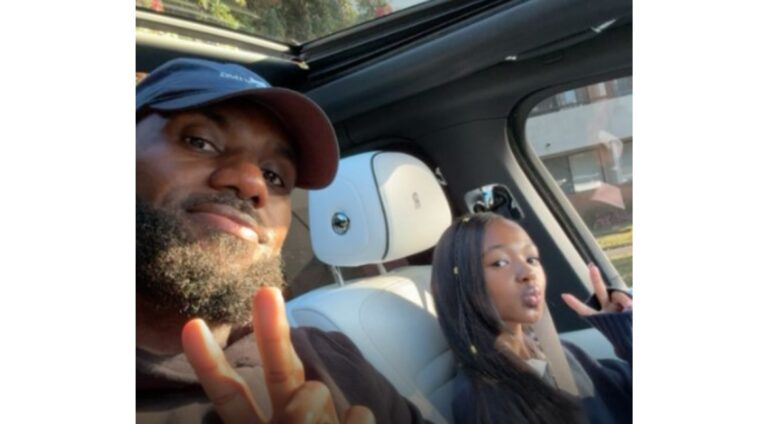 LeBron James Shares Sweet Back-to-School Moment With Zhuri