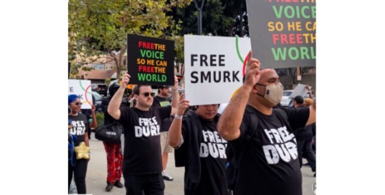Lil Durk Supporters Gather Outside Court During Trial