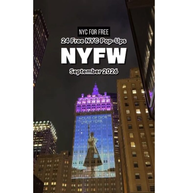 24 Free NYC Pop-Ups for NYFW You Can’t Miss
