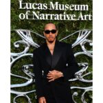 Lewis Hamilton Celebrates Lucas Museum Opening in L.A.