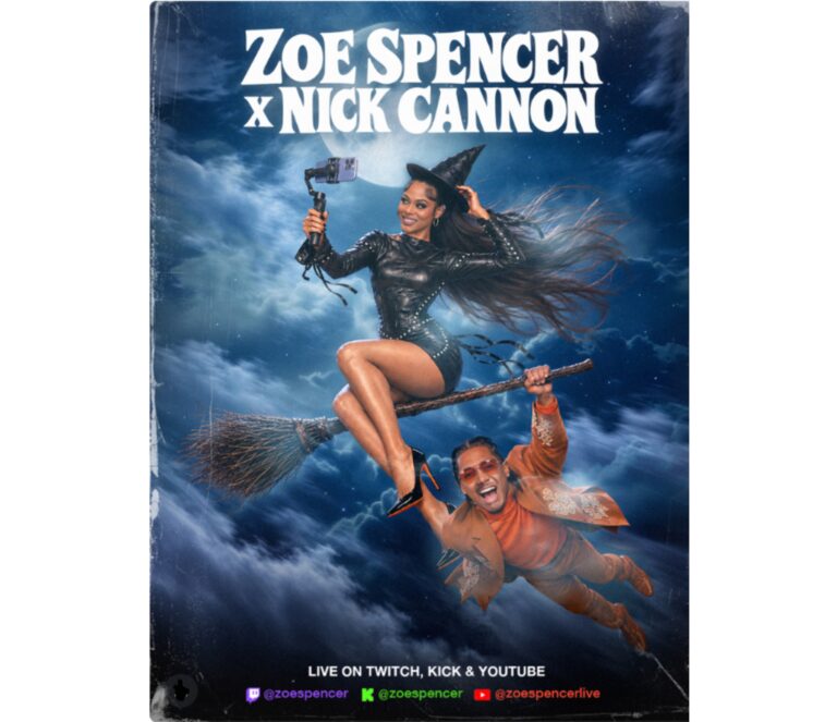 Nick Cannon and Zoe Spencer Take Over Twitch, Kick and YouTube