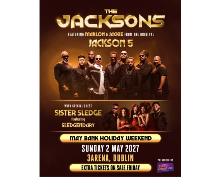 The Jacksons Announce Dublin Concert for May 2027