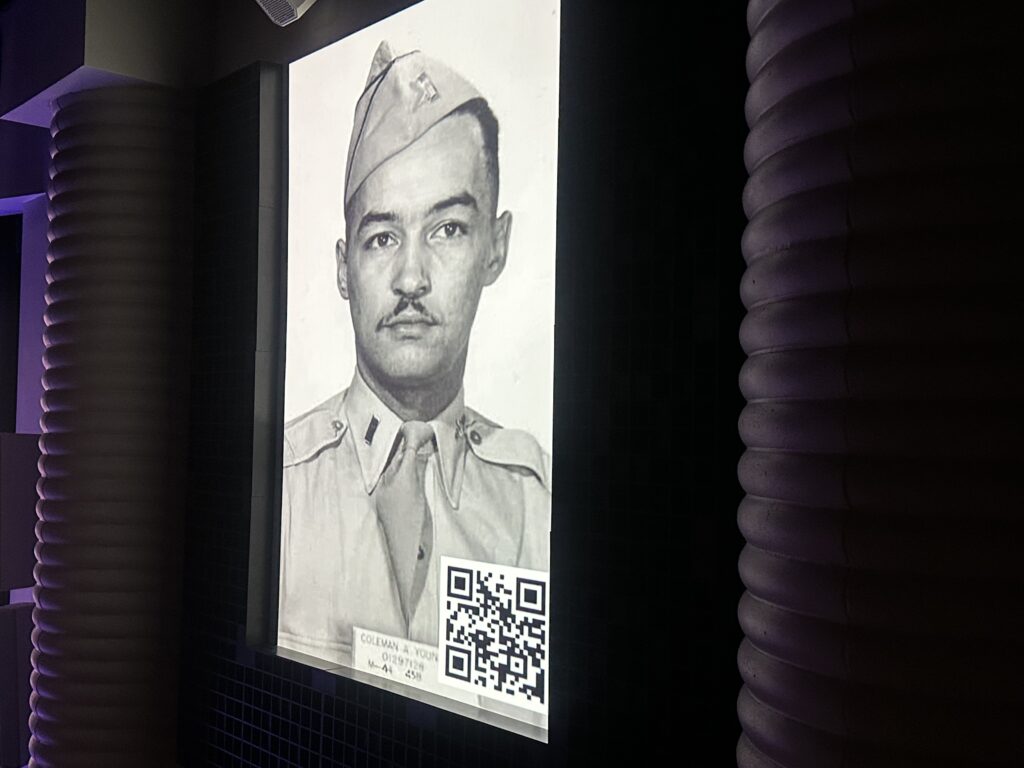Coleman A. Young Statue Initiative program held inside the Charles H. Wright Museum during the October 20 celebration