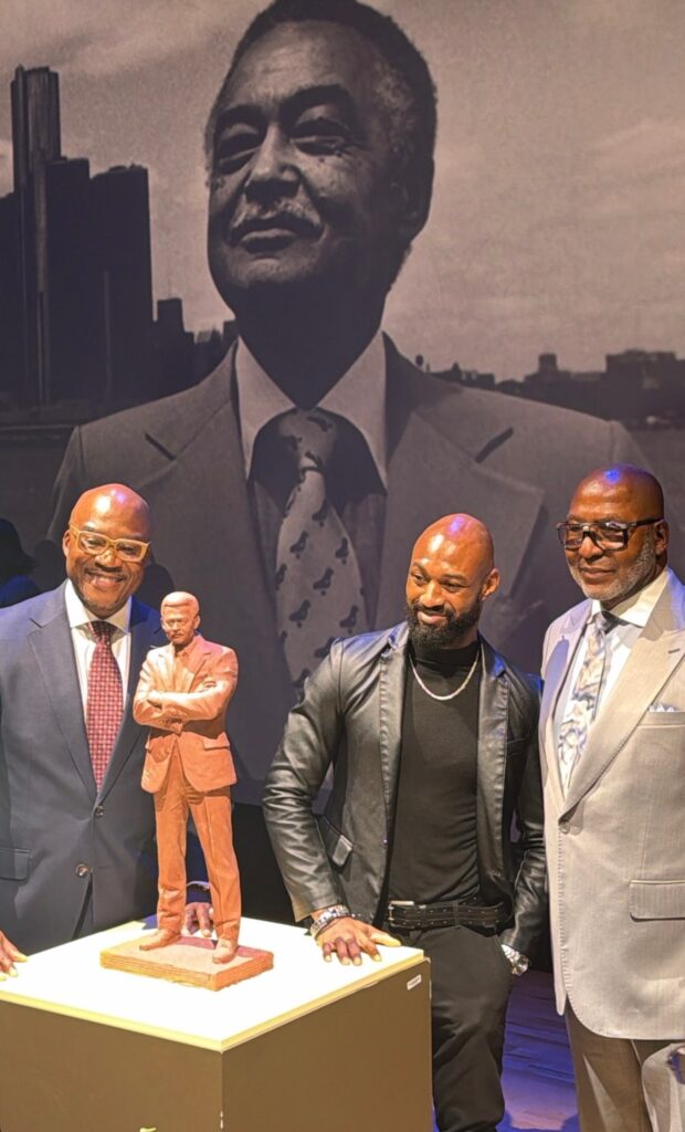 Coleman A. Young Statue Initiative program held inside the Charles H. Wright Museum during the October 20 celebration