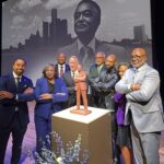 Coleman A. Young Statue Initiative program held inside the Charles H. Wright Museum during the October 20 celebration