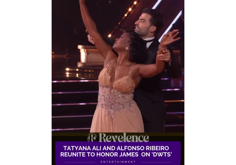 Tatyana Ali and Alfonso Ribeiro Reunite to Honor James on ‘DWTS’