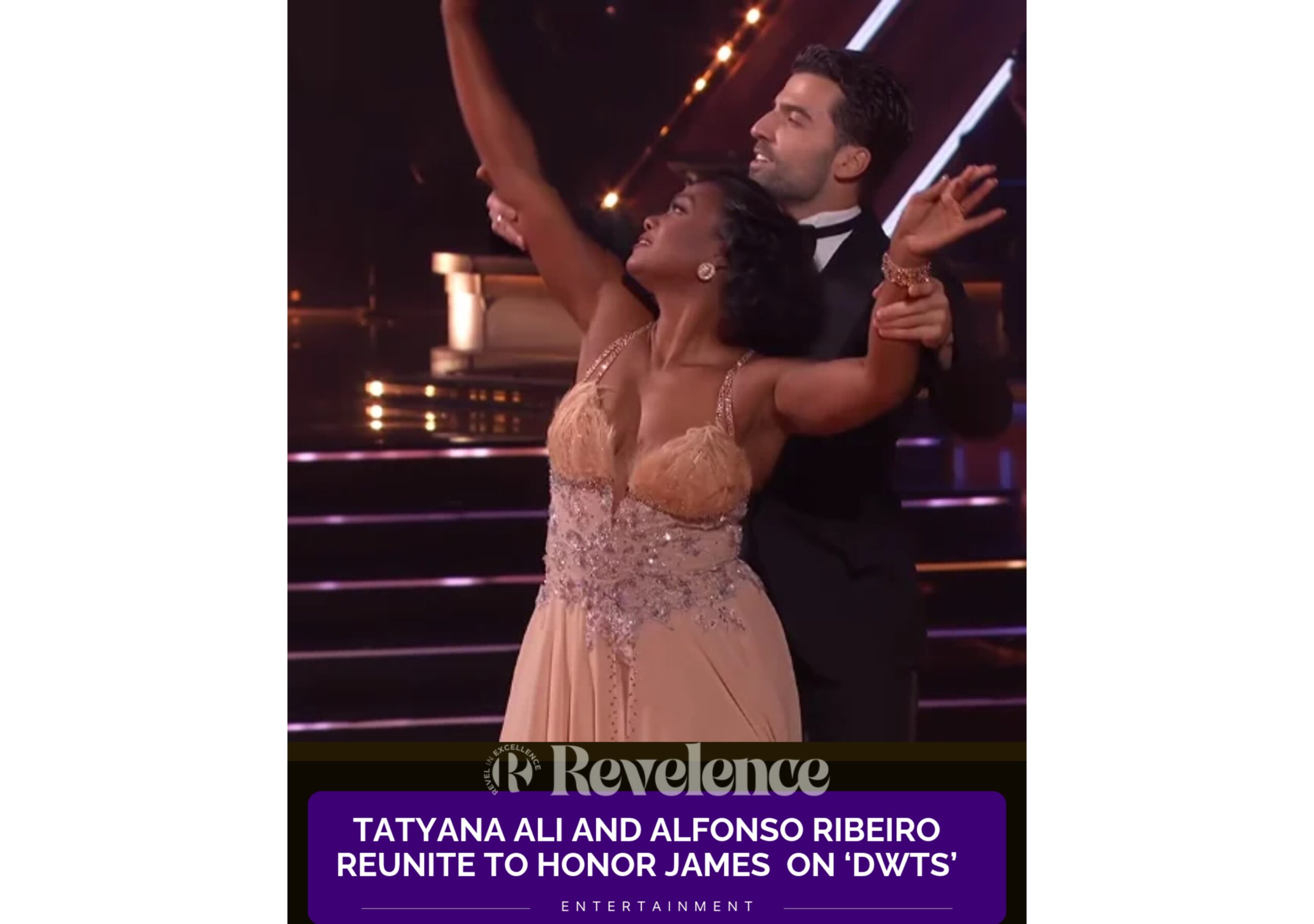 Tatyana Ali and Alfonso Ribeiro Reunite to Honor James on ‘DWTS’