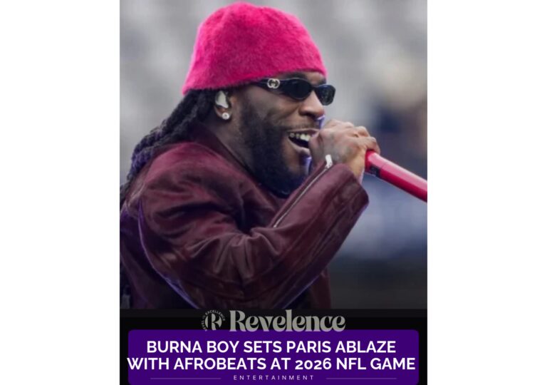 Burna Boy Sets Paris Ablaze With Afrobeats at 2026 NFL Game