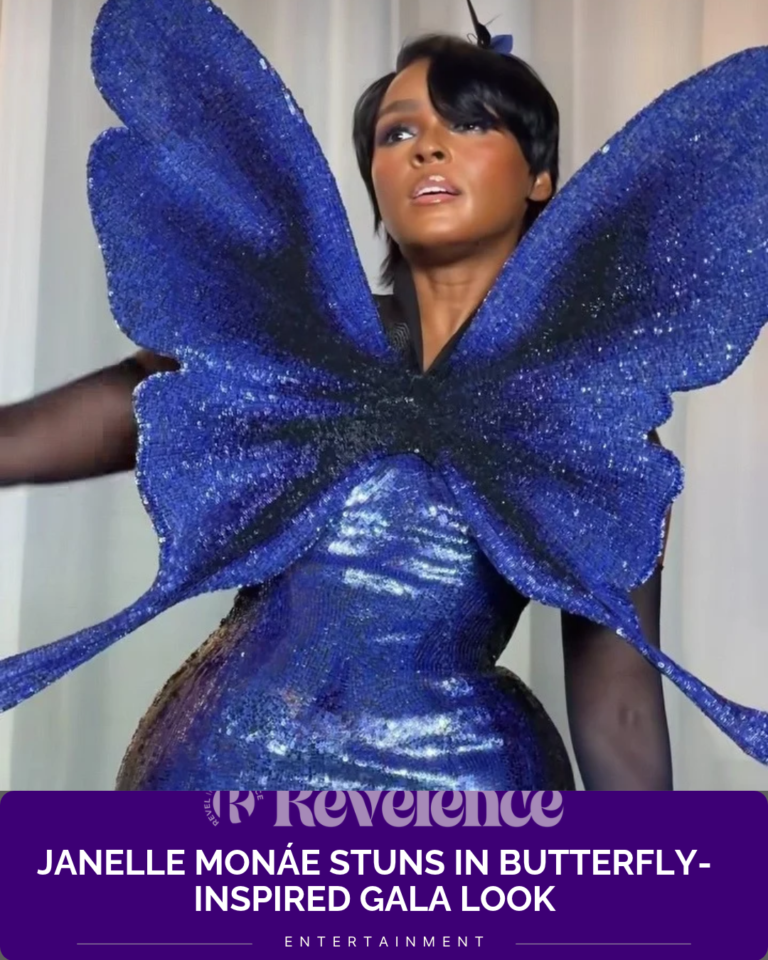 Janelle Monáe Stuns in Butterfly-Inspired Gala Look