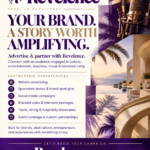 Revelence Media advertising and brand partnership opportunities. Your brand. A story worth amplifying. Email revelencemedia@gmail.com.