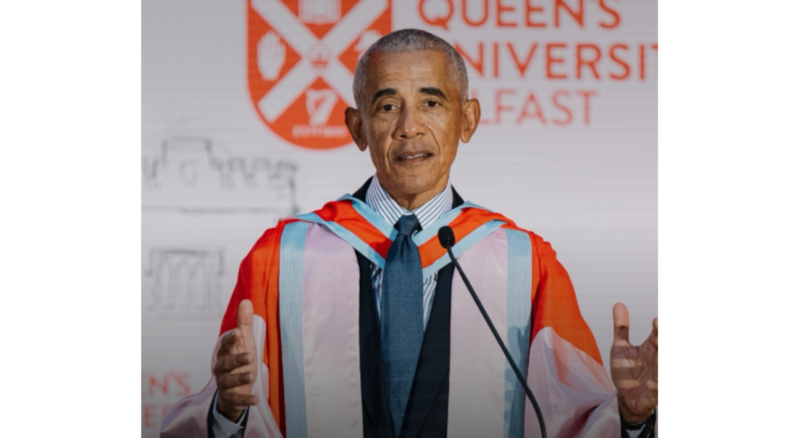 Barack Obama Honored in Belfast as He Delivers Powerful Message on Peace