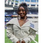 Simone Biles Makes Surprise Appearance to Support Jonathan Owens